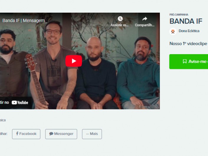 LANÇAMENTO DA PRÉ-CAMPANHA NO CATARSE