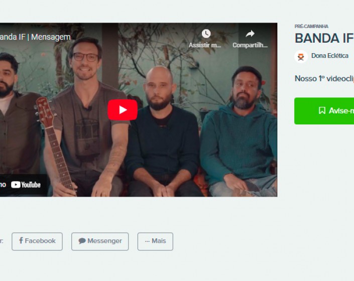 LANÇAMENTO DA PRÉ-CAMPANHA NO CATARSE