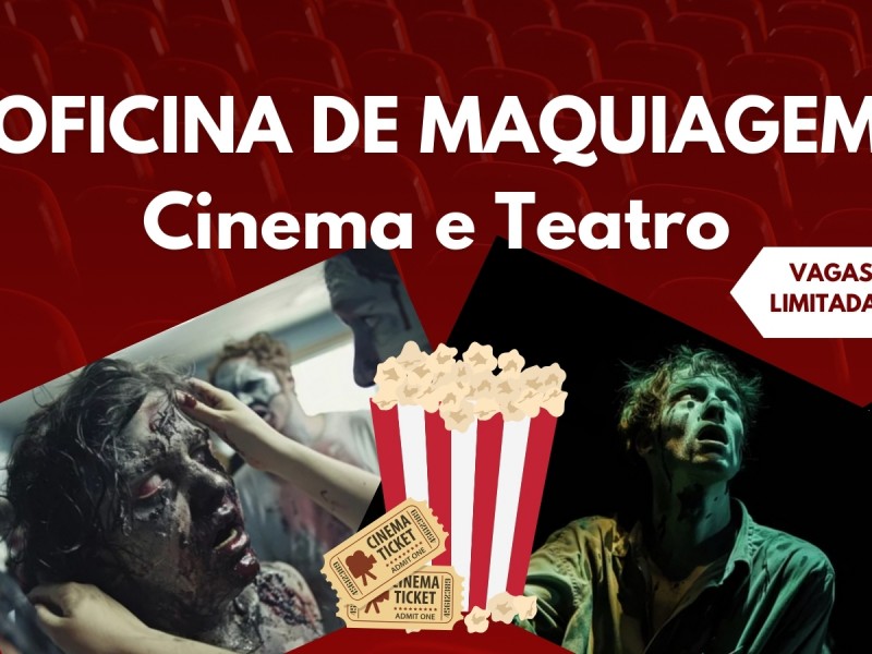 Oficina de maquiagem para cinema e teatro - Foto Destaque